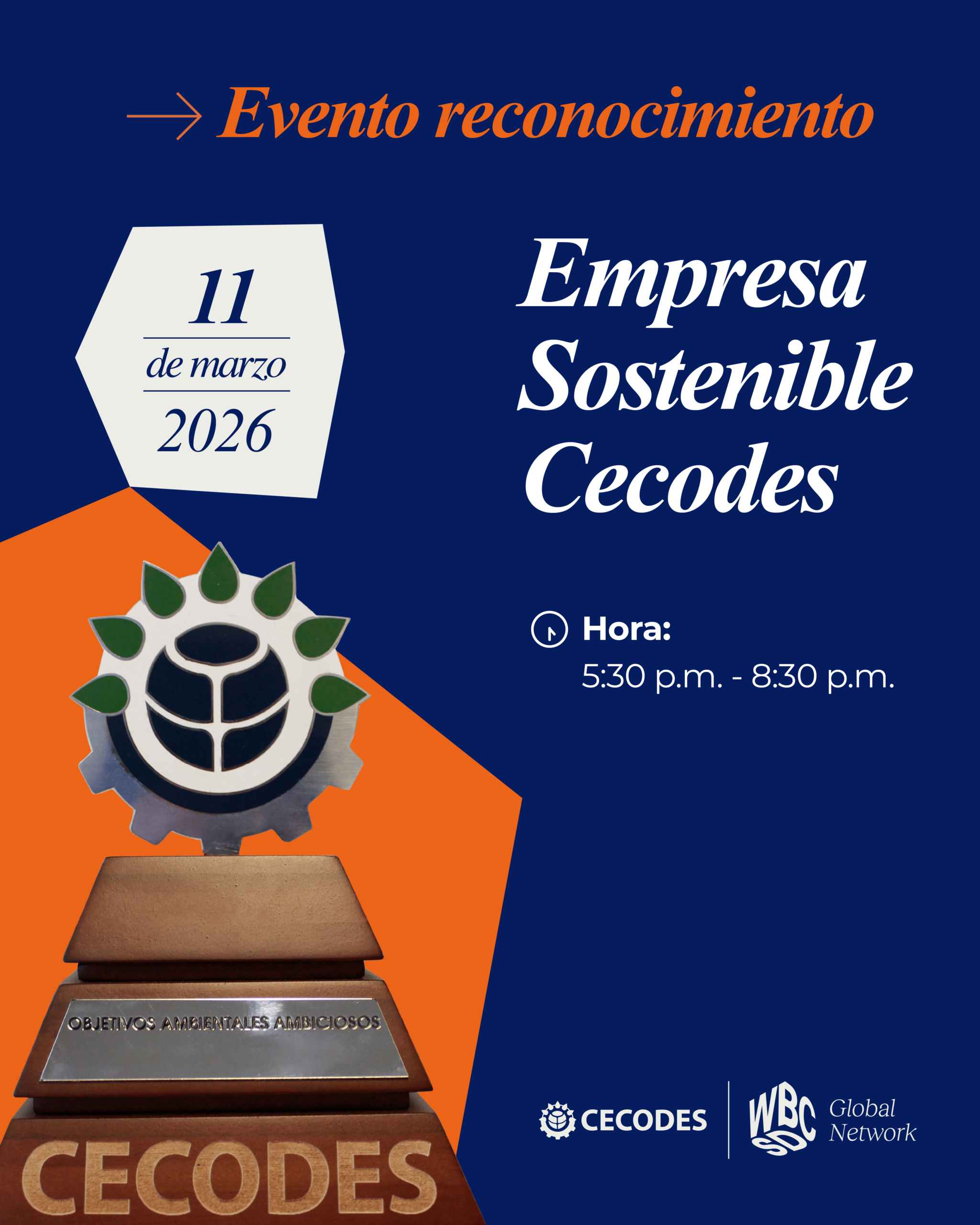 Evento Reconocimiento Empresa sostenible CECODES